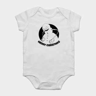 Creepy Snowman for Ugly Christmas Baby Bodysuit